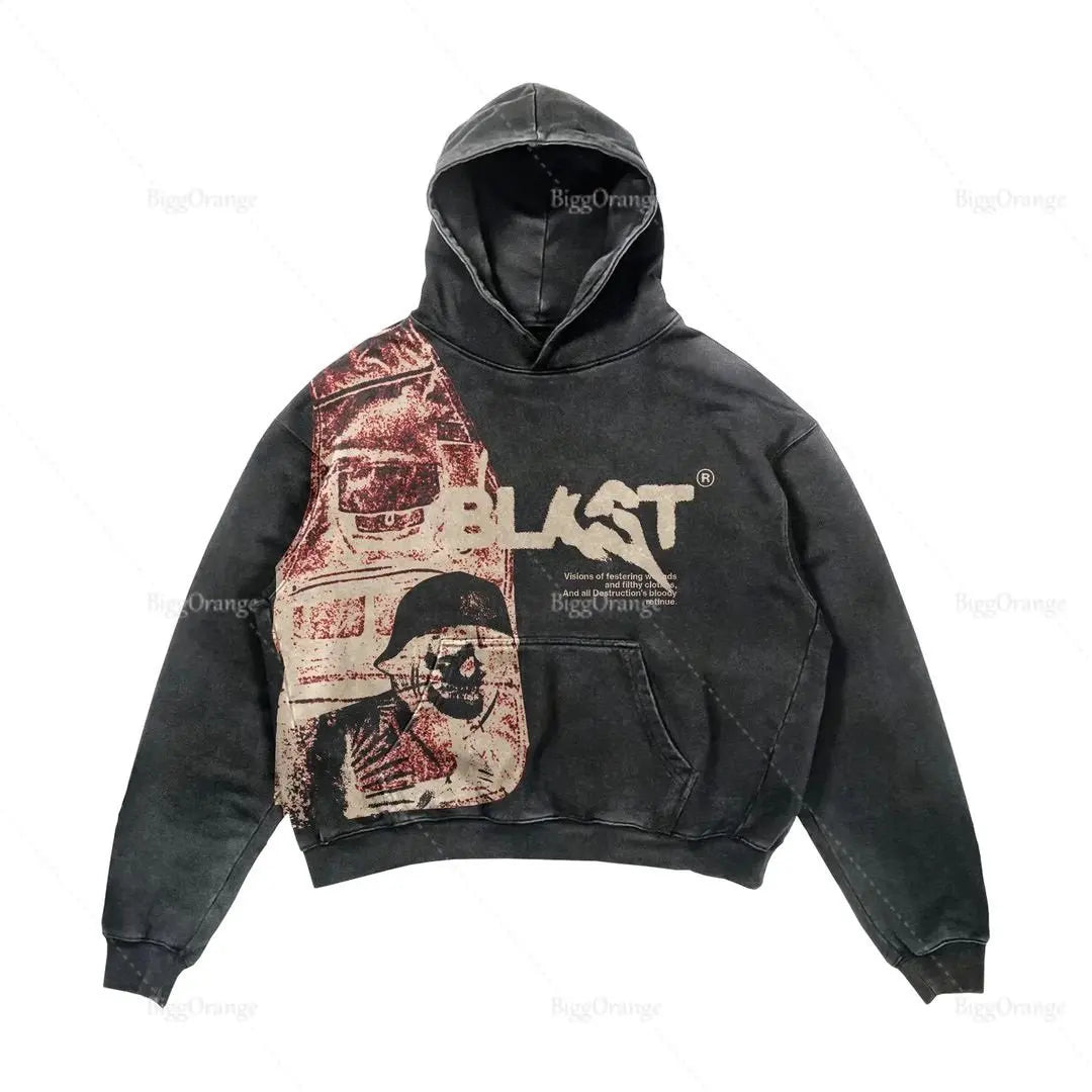 Harajuku Retro Y2K Hoodie